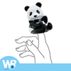 Min Oily Ball Pen With Panda Finger Puppet Pen